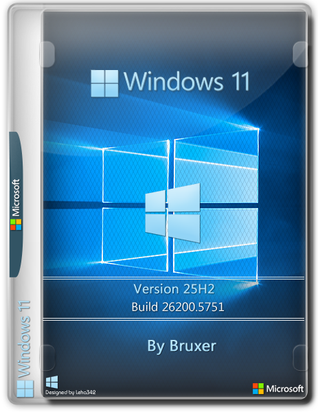 Windows 11 Pro 25H2 Lite (build 26200.5751) x64 by Bruxer [RU]