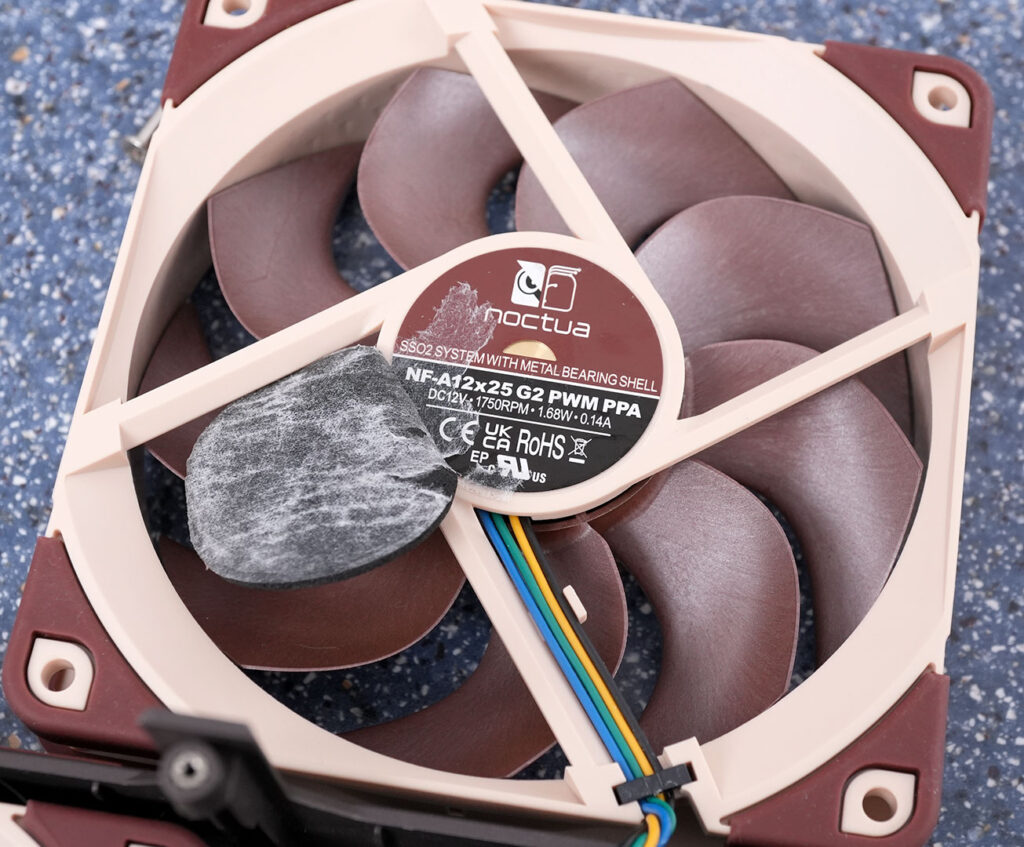 Вентиляторы — NF-A12x25 G2 PWM PPA от Noctua. 